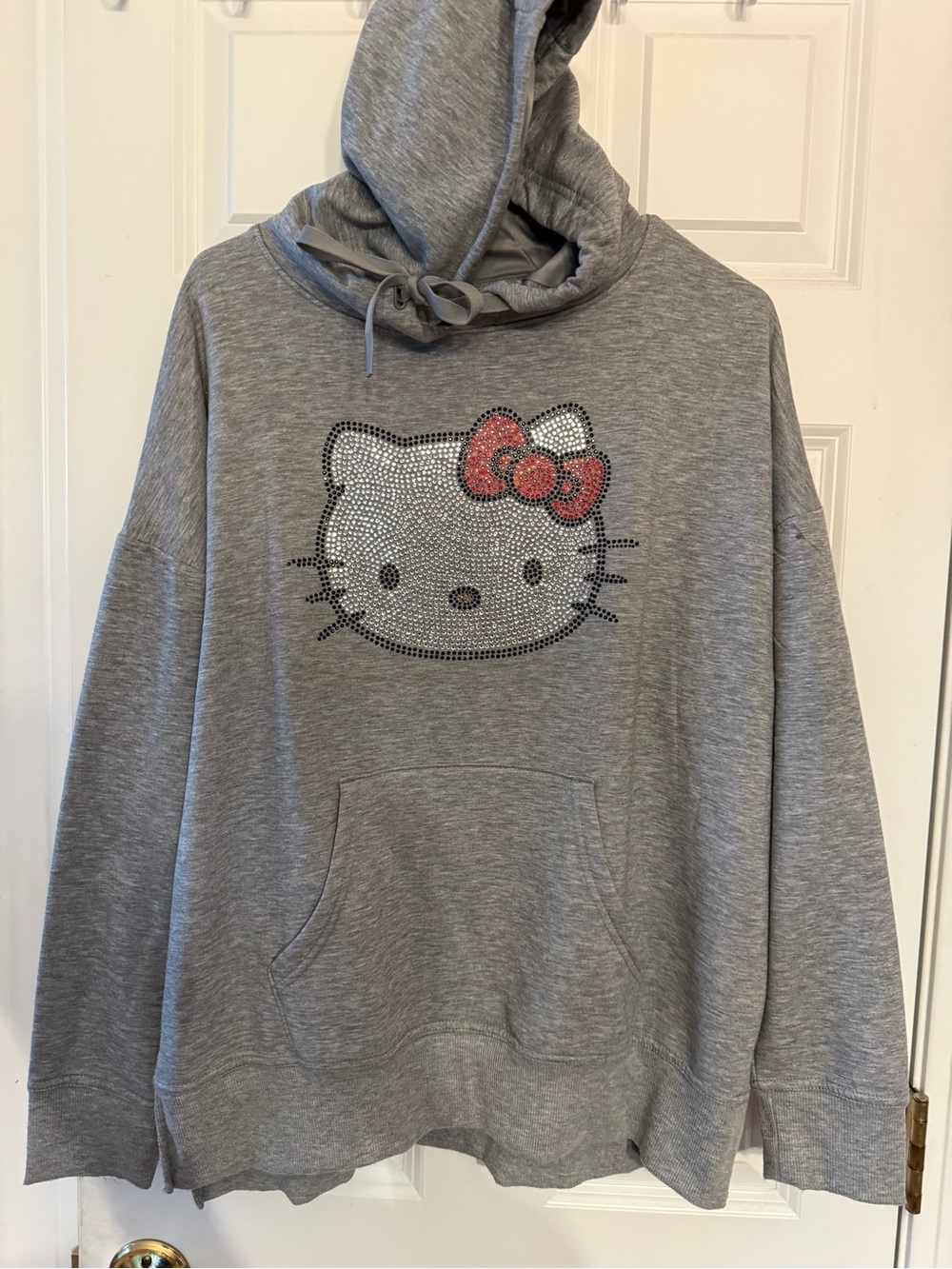 FULL RHINESTONE Hello Kitty Hoodie! See description for size details!